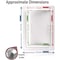 Morvat 6x9 Access Panel with Door for Drywall & Ceiling, 40PK MOR-PAP-69-40PACK-A - alternate 6