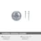 Amerock Edona 1-1/4 in 32 mm Diameter Polished Chrome Cabinet Knob, 10PK 10BX5300526 - alternate 3