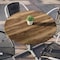 Flash Furniture Commercial 36" RD HPL Wrapped Scratch and Stain Resistant Tabletop-Natural ST-RD918B-1-M-3A-W-NAT-GG - alternate 7