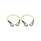 Keeper Carabiner Style Bungee Cord Yellow 24" L X 0.315" Yellow Pair 06080 - alternate 2