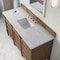 James Martin Vanities Brittany 60" Sgl Vanity, Pecan w/ 3 CM Ethereal Noctis Silestone Top w/FreePower Wireless Charger 655-V60S-PCN-FENC - alternate 10