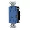 Hubbell Wiring Device-Kellems Straight Blade Receptacle, 5-15R, 15 A, 125V AC, 2 Pole, 3 Wire, Surface Mount, Grounded HBL2152STBL - alternate 2