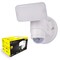 Iq America Dynamic Tracking Wired Motion Security Light - 2000 Lumens Outdoor LED, White IWT-2420-WH - alternate 5