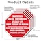 Signmission Maintain Social Distancing At Least, 10 inch X 10 inch, Aluminum Metal Signs, 5PK OC-A-5Pack-10-201 - alternate 2