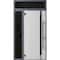 Vdomdoors Front Exterior Prehung Steel Door Ronex1011 Grey Sidelight and Transom Window Sidelite Stainless RONEX1011EXD-GRE-W36+16 X H80+16-RH-I - alternate 1