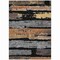 Homeroots 10' X 14' Black Gold And Brown Striped Washable Indoor Outdoor Area Rug 616645 - alternate 8