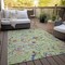 Homeroots 8' X 10' Artichoke Green And Pink Paisley Washable Indoor Outdoor Area Rug 588591 - alternate 6