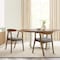 Armen Living Santana Wood Dining Chair in Walnut Finish with Charcoal Fabric - Set of 2 LCSACHWACH - alternate 8