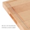 Martha Stewart Lockner 18 x 12 Inch Beech Wood Cutting Board with Juice Groove 138264.01R - alternate 4