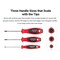 Tekton Phillips and Slotted Screwdriver Set - 4 Inch Shanks, 4-Piece (#1-#2, 3/16-1/4 in.) DWZ90002 - alternate 7