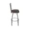 Holland Bar Stool Co 410 Jackie Stainless Steel 36in Swivel Bar Stool with Rein Coffee Seat 41036SS025 - alternate 7
