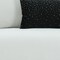 Homeroots 89" White Sofa And Toss Pillows With Silver Legs 488833 - alternate 6