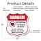 Signmission Pacemaker Wearers Shield Sign Danger! At, 12 Inch X 12 Inch, Aluminum Metal Sign SHI-A-12-428 - alternate 5