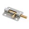 Prime-Line Door and Gate, Slide Barrel Bolt Latch 3 inch with Screws, Galvanized with Brass Bolt and Knob U 117553 - alternate 5