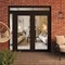 Vdomdoors Front Exterior Prehung Metal-Plastic Double Doors Clear Glass / MANUX 8666 Matte Black / Office Com MANUX8666DEXD-BLK-W72+14xH80+16-LH-I - alternate 3