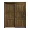 Sartodoors Sliding Closet Bypass Doors 60 x 80 inches, Ego 5010 Marble Oak, Rails Hardware Set, Wood Solid B EGO5010DBD-DMR-60 - alternate 1