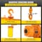 Vevor 1 Ton Electric Chain Hoist w/ 10FT Double Chain Lifting 110V G80 2200LBS HHBD01-02 - alternate 8