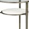 Homeroots 23" Bronze And Clear Glass And Metal Round End Table With Shelf 393196 - alternate 9