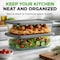 Nutrichef 4 Piece Glass Loaf Pan Set with Lids, Clear NCGL2LO - alternate 5