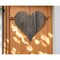 Homeroots 24" Weathered Gray Reclaimed Wood Heart Wall Decor 384907 - alternate 5