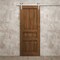 Sartodoors Modern Barn Door 36 x 84 inches, Ego 5012 Cognac Oak Veneer, 6.6FT Silver Rail Track Heavy Hardwar EGO5012BD-S-DKO-3684 - alternate 6