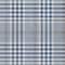 Homeroots 5' X 8' Navy Blue Ivory And Brown Plaid Washable Indoor Outdoor Area Rug 601489 - alternate 8