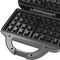 Brentwood Industries Couture Purse Non-Stick Dual Waffle Maker in Black with Indicator Lights TS-239BK - alternate 4
