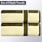 Lavish Home 2-Piece Towel Set Extra Large Bath Towels100% Cotton Bathroom Accessories Absorbent Bath Sheets 67-0023-GBS - alternate 2