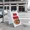 Signmission Angus Burgers, A-Frame & 2 Decals Installed, Heavy-Duty Plastic Frame SBHD-D-2436-Angus Burgers - alternate 5