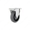 Richelieu Industrial Gray Thermoplastic Rubber Caster, Fixed, with Plate, Gray F27275 - alternate 1