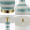 Jonathan Y Tucker 30.5 in. Striped Ceramic/Metal LED Table Lamp, Green/White JYL3054A - alternate 9