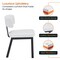 Leisuremod Teres Leather Dining Chair, Steel Legs & Poplar Wood Core TC19W - alternate 8