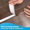 Wrightmaster 1.57 in. x 120 in. Waterproof Flexible Self-Adhesive Vinyl Transition Strip, Brown ZR-17951BN01 - alternate 8