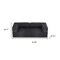 Homeroots 82" Gray Chenille Convertible Futon Sleeper Sofa 706807 - alternate 7