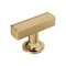 Amerock Everett 1-3/4 inch 44mm Length Champagne Bronze Cabinet Knob BP37100CZ - alternate 1