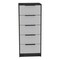 Homeroots 18" White Manufactured Wood Five Drawer Chest 477807 - alternate 1