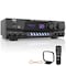 Pyle Pyle 200W Home Audio Power Amplifier - Stereo Receiver, AM/FM Tuner, 2 Mic Inputs, Echo Control PT260A - alternate 1
