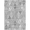 Homeroots 5' X 8' Gray Silver And Ivory Geometric Washable Indoor Outdoor Area Rug 583047 - alternate 8