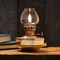 Kings County Tools Oil Lamp 4.75 in Tall Nautical Lamp, Naval-Style Copper & Brass Body & Glass Bulb Decorative Lantern GW81A02-01 - alternate 6