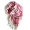 Homeroots Shades of Pink Striped Design Turkish Beach Blanket 401823 - alternate 3