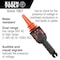 Klein Tools Voltage Detector, 50 to 132V AC, 13 in Length, Audible, Visual Indication HVNCVT-1 - alternate 7