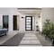 Vdomdoors Front Exterior Prehung FiberGlass Door Frosted Glass / Manux 8002 Matte Black / Sidelight Exterior MANUX8002EXD-BLK-W36+14 x H80-RH - alternate 3