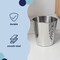Happimess Nolan Modern Classic Smooth Steel 2-Gallon Wastebasket, Polished Steel HPM1113D - alternate 6