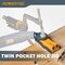 Powertec Pocket Hole Jig Kit, Woodworking Jigs w/ Adjustable Depth Drill Guides, 3/8" Drill Bit, Stop Collar 71643 - alternate 6