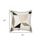 Homeroots 24" Taupe and Ivory Geometric Cotton Blend Throw Pillow With Embroidery 549425 - alternate 8