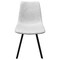 Leisuremod Markley Modern Leather Dining Chair With Metal Legs, Light Grey MC18LGR - alternate 6