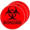 Hls Commercial Biohazard Decals 4 Inch Diameter, 3PK HLSKERHAZ3 - alternate 1