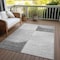 Homeroots 10' X 14' Taupe Beige And Gray Abstract Washable Indoor Outdoor Area Rug 582913 - alternate 8