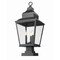 Z-Lite Raphael Sand Black 3 Light Outdoor Pier Mounted Fixture 5029PHBS-SQPM-BK - alternate 7