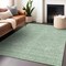 Homeroots 3' X 5' Sage And Gray Geometric Washable Indoor Outdoor Area Rug 595673 - alternate 7